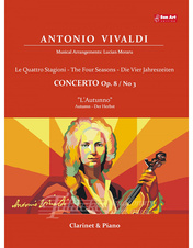 Concerto Op. 8 / No 3 "L'Autunno" Clarinet & Piano